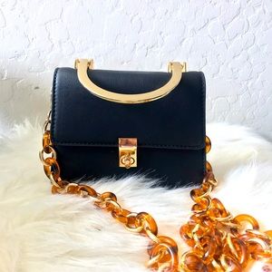 Mini Black TopShop Handbag Crossbody